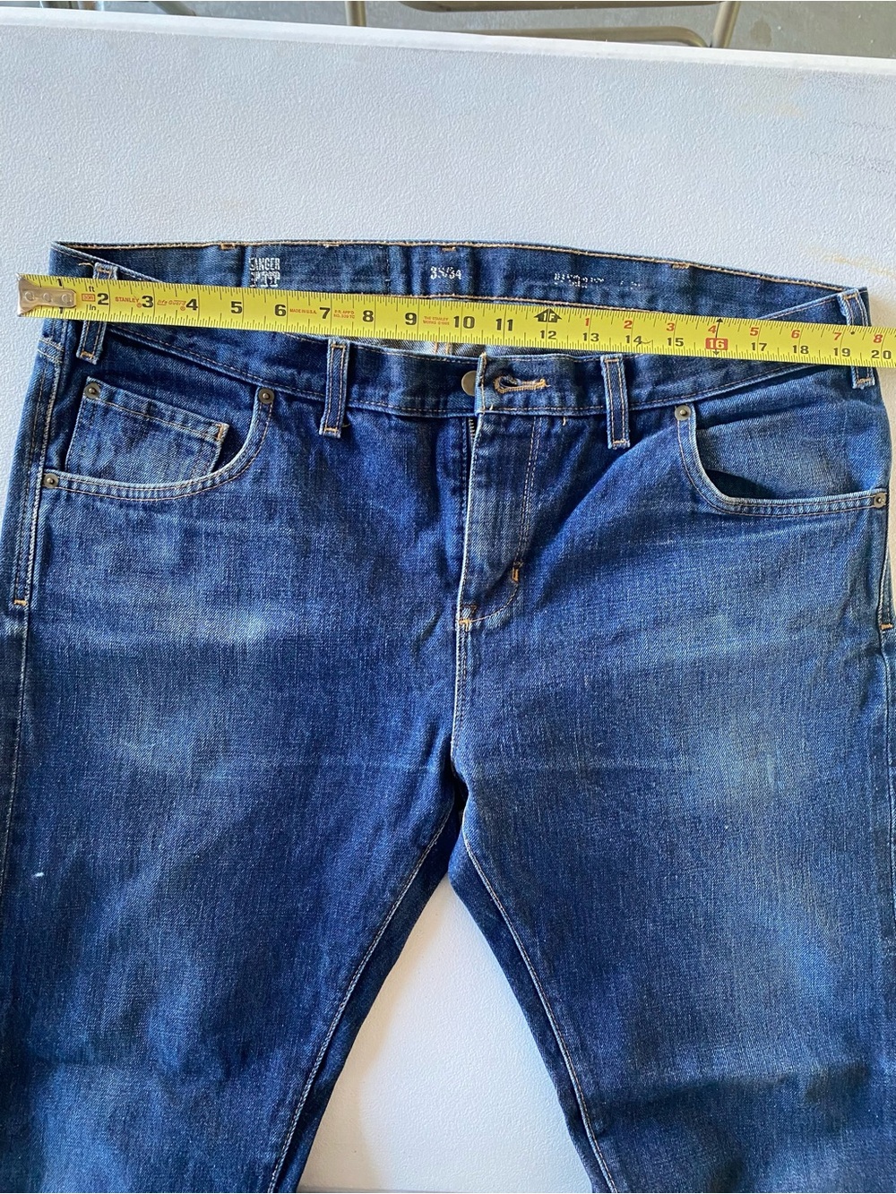 Crooks & Castles Men's Dark Blue Straight Jeans - Picture 7 of 10